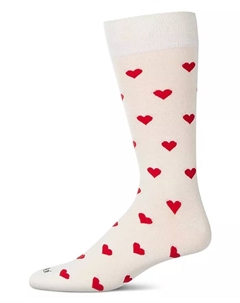 Мужские носки Hearts Crew, слоновая кость/кремовый Memoi