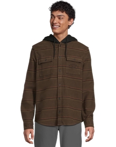 Мужская фланелевая рубашка Archer с капюшоном, Turkish Coffee O`neill