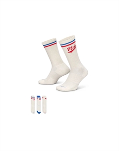 Носки Varsity Everyday Plus Men's Crew Socks - 3 Pack, кремовый Nike