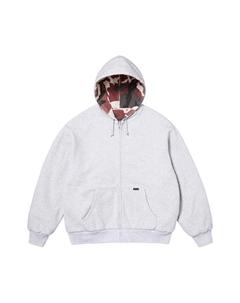 Толстовка Reversible Work Zip Up Hooded Sweatshirt 'Ash Grey' Supreme
