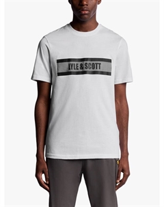 Футболка с принтом Logo Graphic из хлопковой смеси Lyle & scott