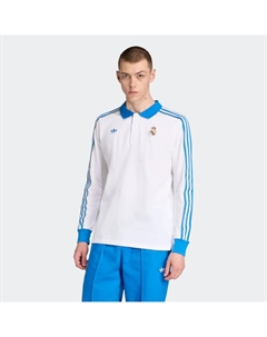 Мужское поло Real Madrid CF Terrace Icons Originals, белый Adidas