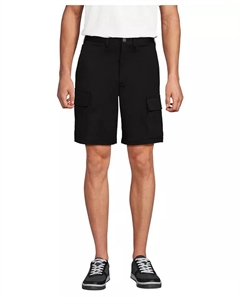 Мужские шорты-карго Flex Performance длиной 9 дюймов, черный Lands' end