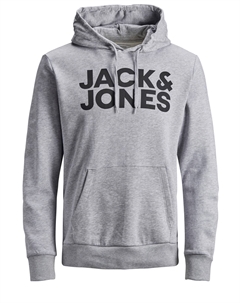 Толстовка Sweat Hoodie Kapuzen Pullover JJECORP, серый Jack & jones