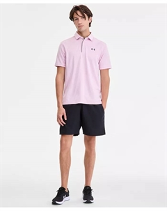 Техническая поло, шорты из ткани и кроссовки, желтый Under armour