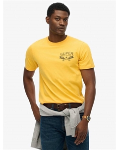 Хлопковая футболка Regular Fit Lo-Fi Outdoors, Utah Gold Superdry