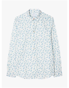 Футболка с длинным рукавом с цветочным принтом, White Paul smith