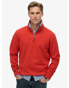 Джемпер с молнией до половины Essential Logo, Cinnabar Orange Marl Superdry