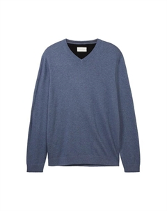 Пуловер, цвет vintage indigo blue melange Tom tailor
