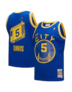 Мужская баскетбольная майка Baron Davis Golden State Warriors Hardwood Classics 2004/05 в стиле Swingman Mitchell and ness