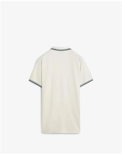 Мужская хлопковая футболка-поло с коротким рукавом, белый Scalpers