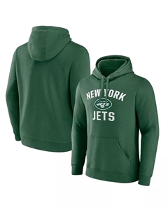 Мужская зеленая толстовка с капюшоном New York Jets Victory Arch Pullover Hoodie Fanatics