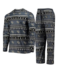 Мужской комплект для сна UCF Knights: свитер и брюки с длинным рукавом, цвет древесный уголь Concepts sport