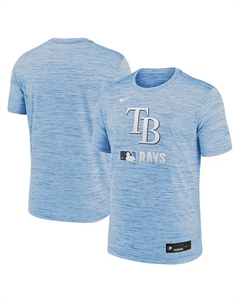 Мужская футболка для тренировок Tampa Bay Rays Authentic Collection Velocity Performance светло-голубого цвета Nike