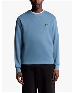 Хлопковый свитшот с круглым вырезом, Ocean Sky Lyle & scott