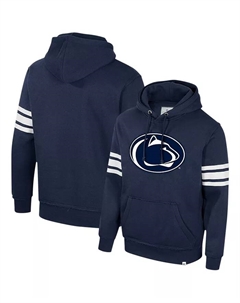 Мужская синяя толстовка с капюшоном Penn State Nittany Lions Saluting Pullover Hoodie Colosseum