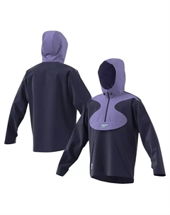 Мужская ветровка-толстовка с полузастежкой Arsenal в темно-синем цвете Adidas