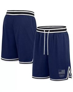 Мужские шорты Team USA Future Ground в синем цвете Fanatics