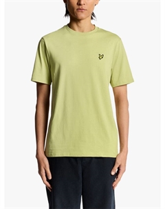 Хлопковая футболка с круглым вырезом, Pale Willow Lyle & scott