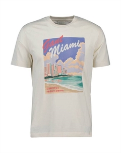 Футболка из хлопка с принтом Gant