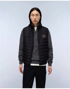 Мужской стеганый жилет белого цвета слоновой кости Napapijri