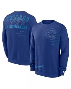 Мужской утепленный свитшот с капюшоном Royal Chicago Cubs Statement Ball Game Nike