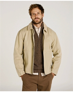 Мужская куртка с классическим воротником, стандартного кроя, бежевый Only & sons