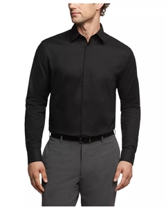 Бесконечная палитра цветов, мужская классическая рубашка Regular-Fit, черный Calvin klein