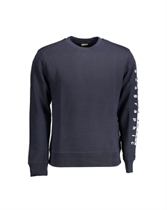 Синий хлопковый мужской свитер Napapijri