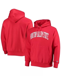 Мужская высокая толстовка с капюшоном Winston-Salem State Rams красного цвета Champion