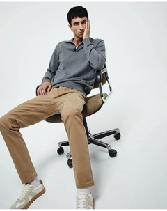 Брюки с пятью карманами, светло-коричневый Сфера