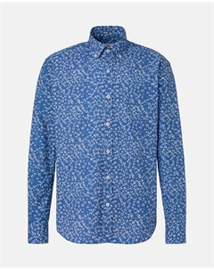 Мужская спортивная рубашка обычного кроя, синий Miguel bellido