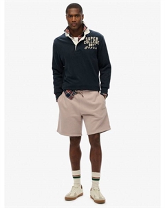 Шорты с логотипом Micro, Deep Beige Slub Superdry