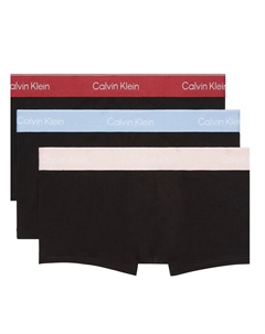 Набор из 3 коротких боксеров - Icon Cotton Stretch, черный Calvin klein