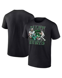 Мужская футболка с графическим принтом Jalen Hurts Philadelphia Eagles "Notorious Player" черного цвета Fanatics