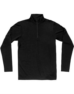 Функциональная рубашка Breeze Plus Merino 200 Zip Neck Man, чёрная Devold