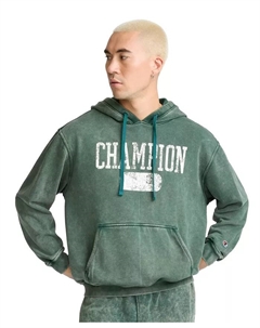 Мужской худи Time Capsule с логотипом и принтом, зеленый Champion