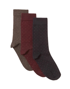 Упаковка из 3 носков, черный Сфера