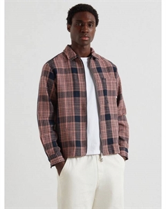 Хлопковая рубашка с застежкой-молнией, Multi Farah