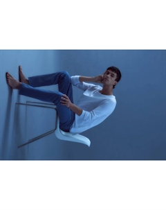 Джинсы облегающего кроя, синий Сфера