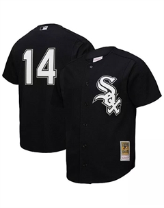 Мужская тренировочная бейсбольная майка Chicago White Sox Paul Konerko, черная Mitchell and ness