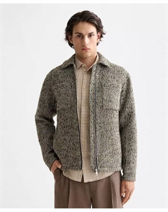 Мужская куртка-бомбер на молнии Regular Fit, серый Scotch&soda