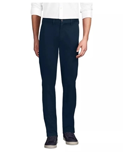 Мужские дорожные брюки-чинос Slim Fit, синий Lands' end
