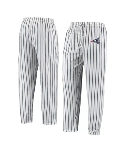 Мужские бело-голубые брюки Chicago White Sox Logo Vigor в полоску Concepts sport