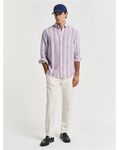 Брюки Seersucker Slim Fit, Cream Gant