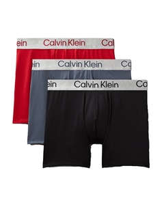 Набор из 3 длинных боксеров, мультиколор Calvin klein