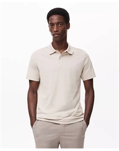 Мужская облегающая поло с технологией Thermolite, серый Mango