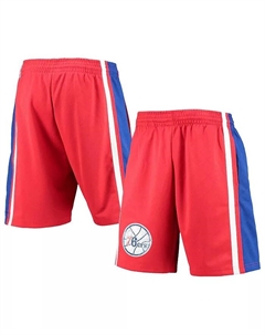 Мужские шорты Philadelphia 76ers Hardwood Classics 75th Anniversary Swingman красные Mitchell and ness