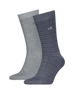 Носки из хлопковой смеси, Pack of 2, Dark Grey Calvin klein