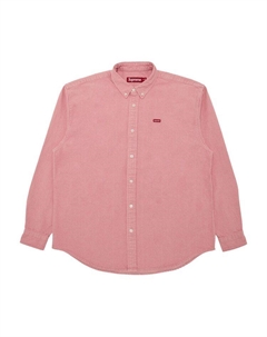 Рубашка Small Box Denim Shirt 'Pink' Supreme